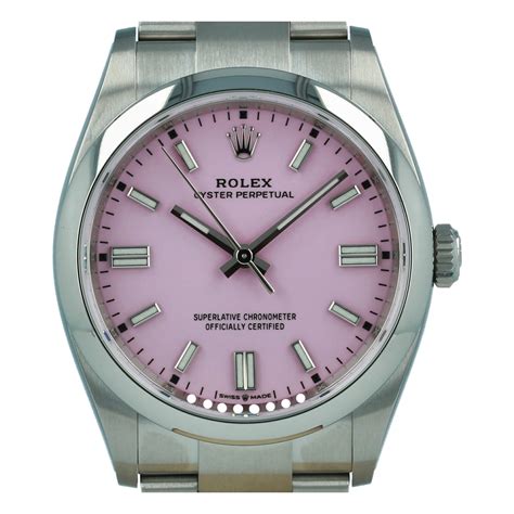 rolex pille rosa|Rolex Oyster Perpetual 36 Uhr: Edelstahl Oystersteel – m126000 .